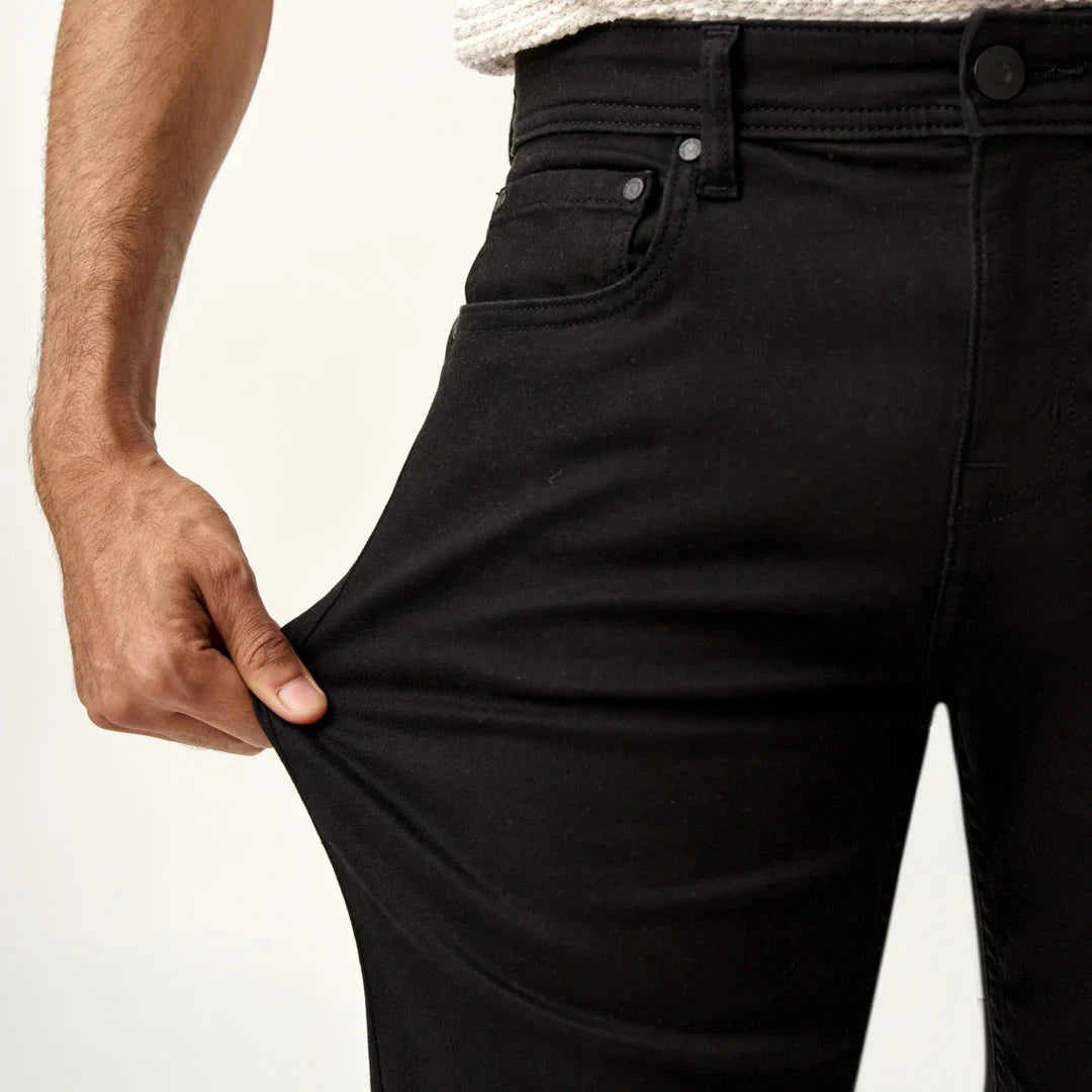 Stretchable No fade Black Jeans