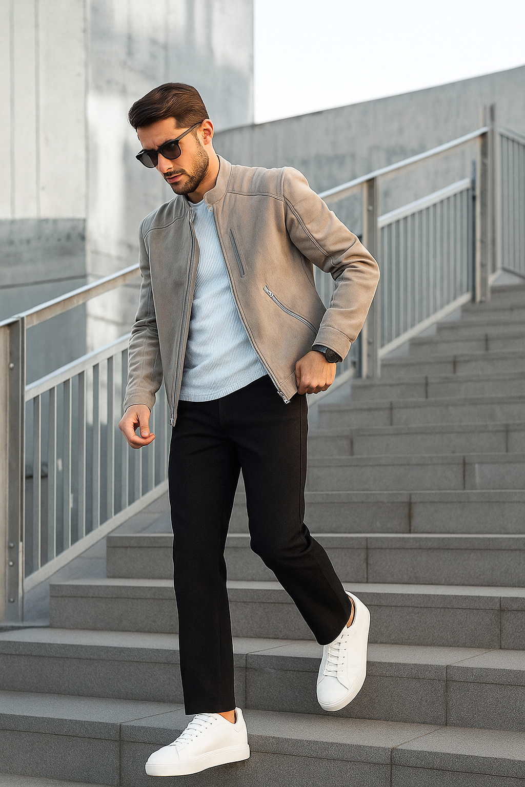 Black No Fade jeans for Men straight Fit 