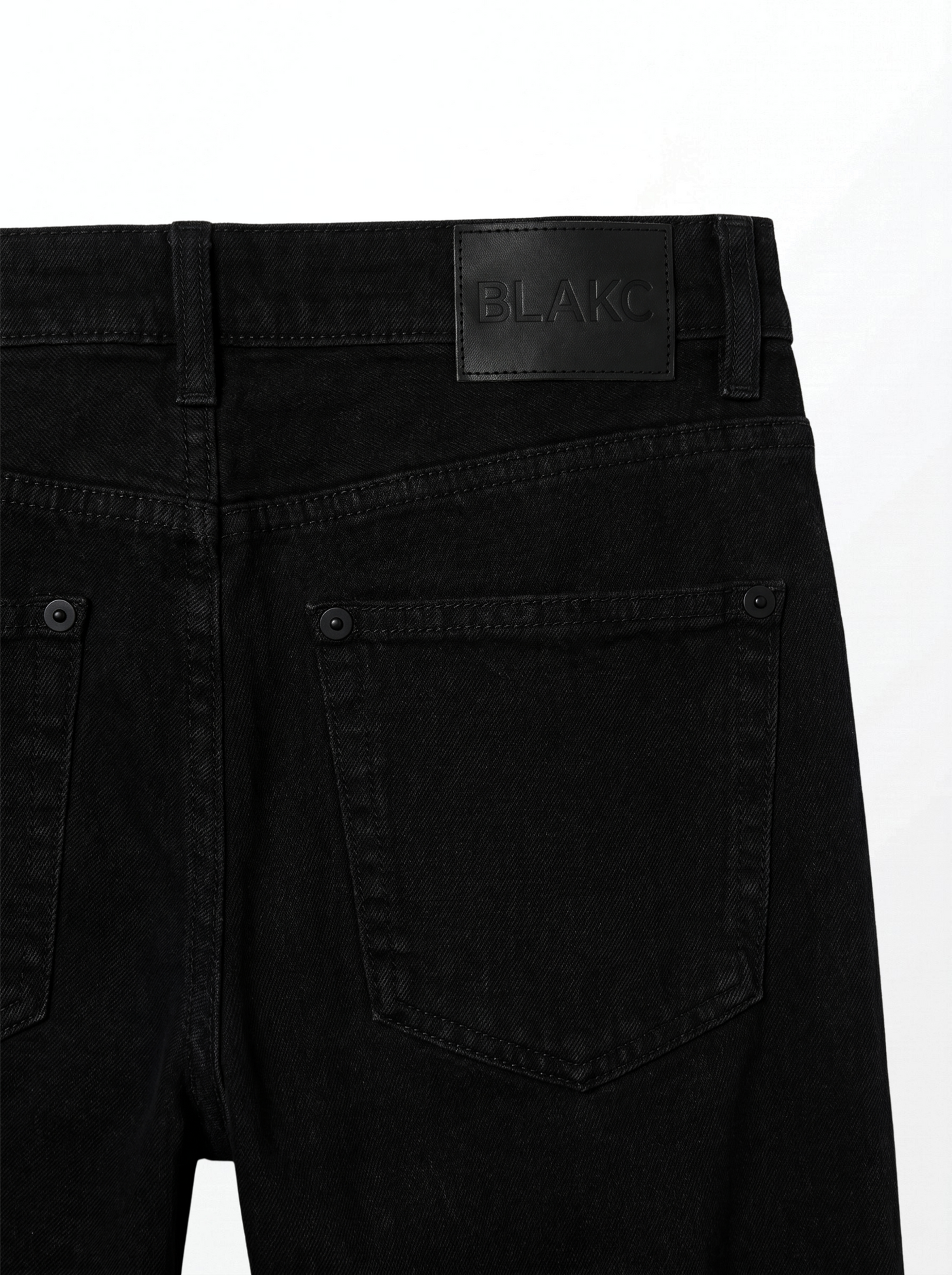 No Fade Black Jeans for Men