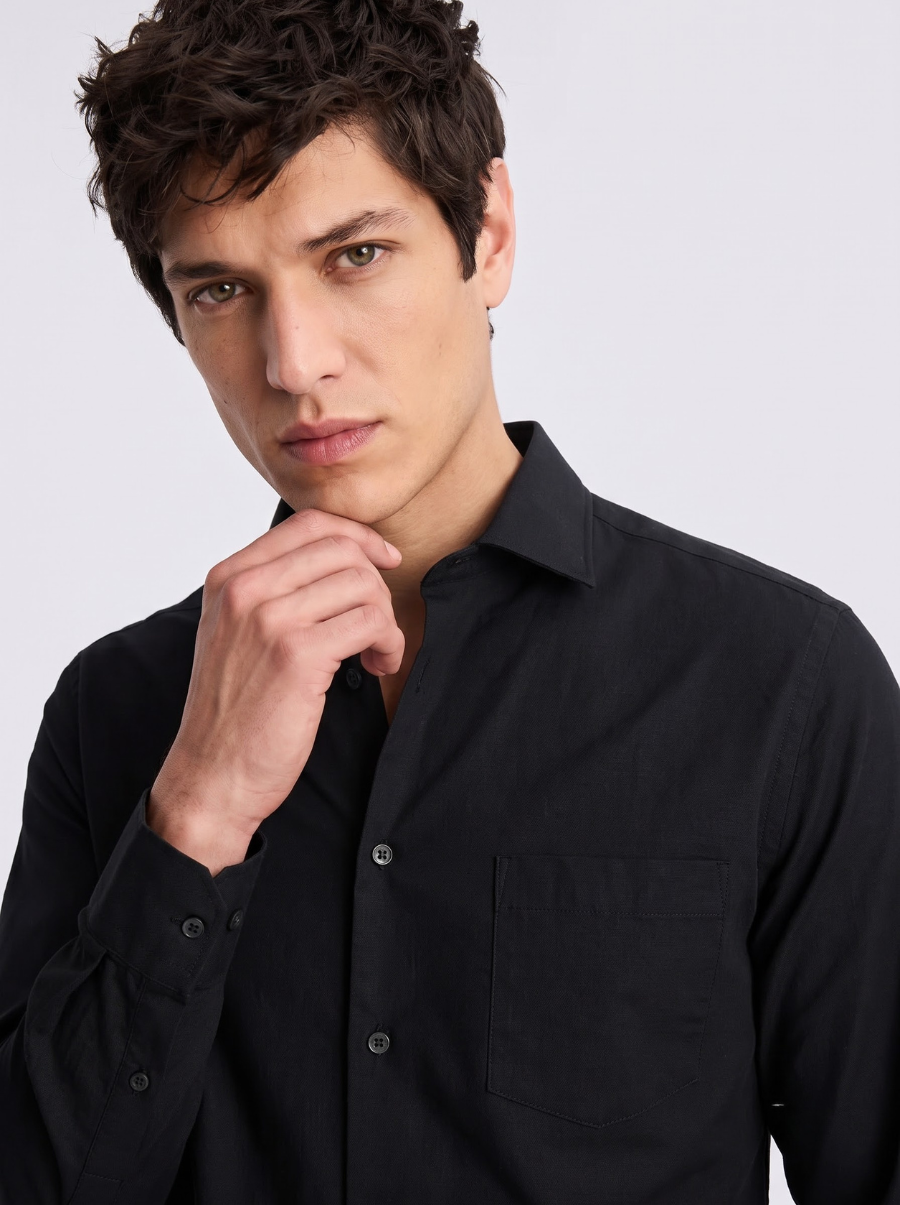 No Fade Black Shirt for Men
