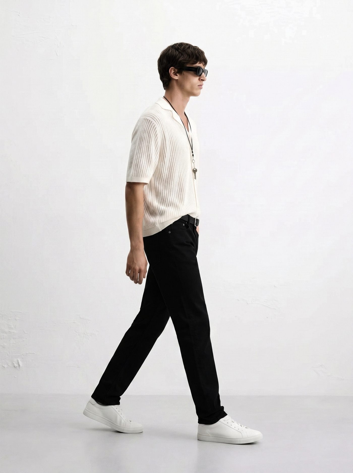 No Fade Black Jeans for Men