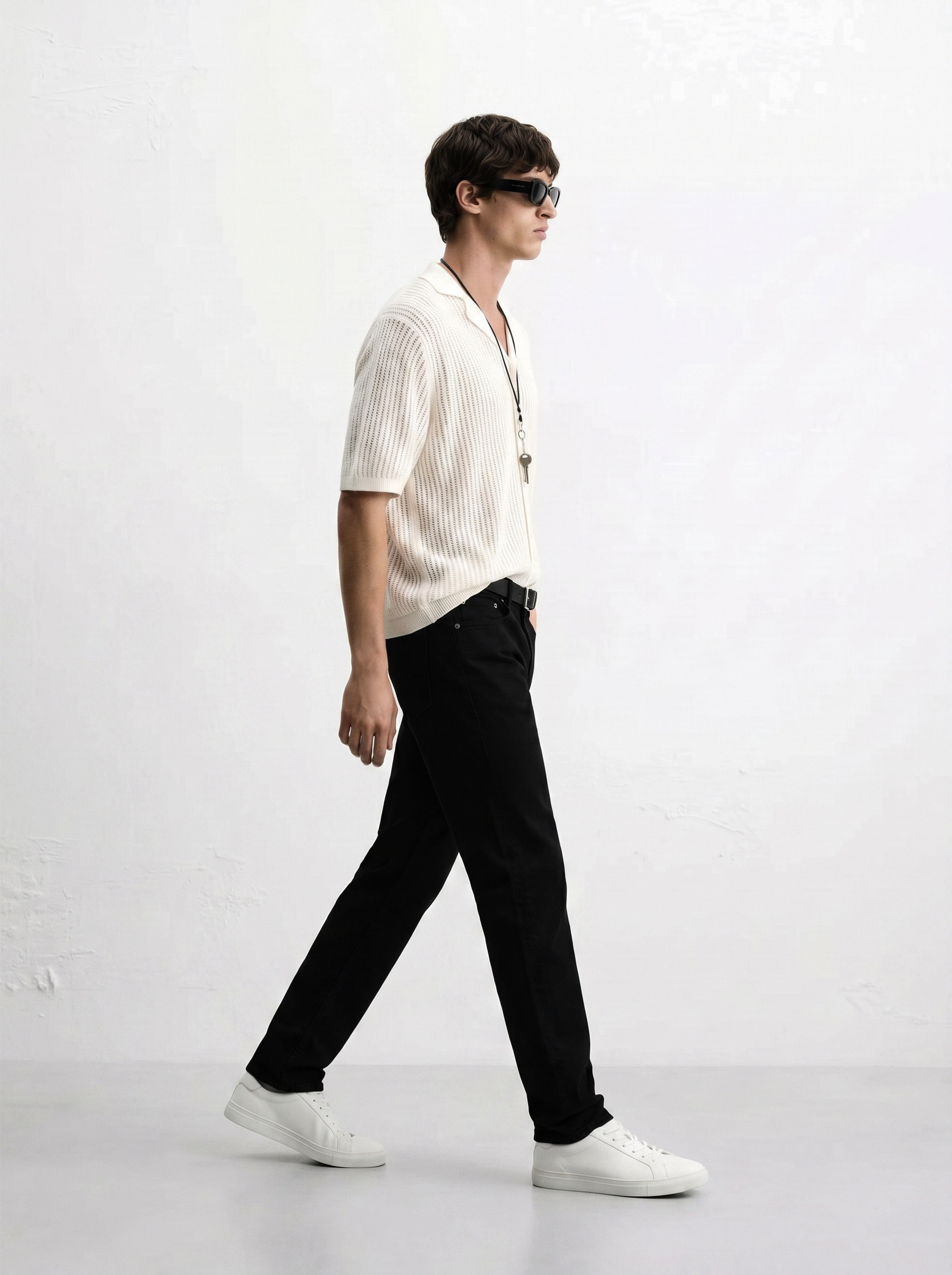 No Fade Black Jeans for Men