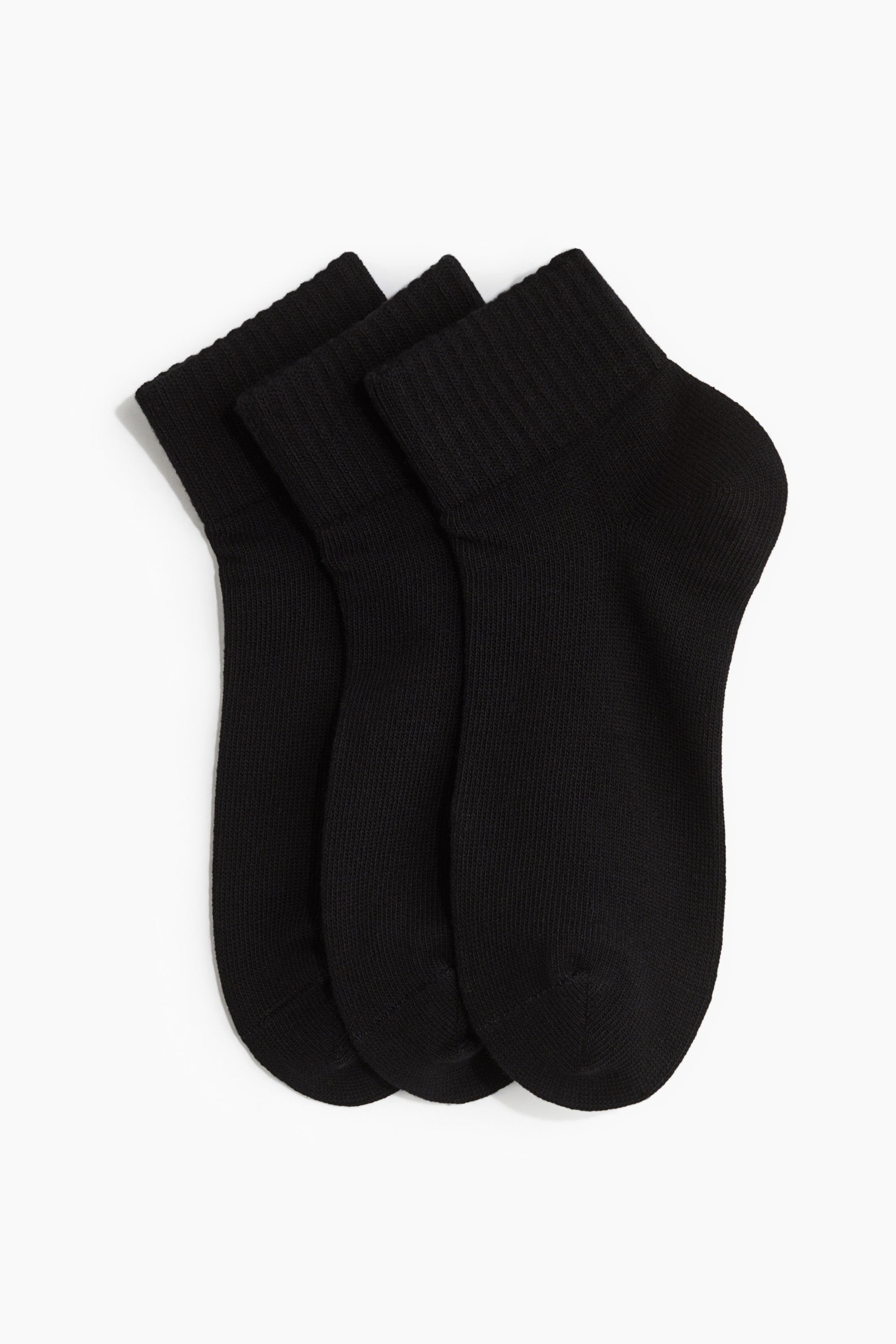 Three black socks.