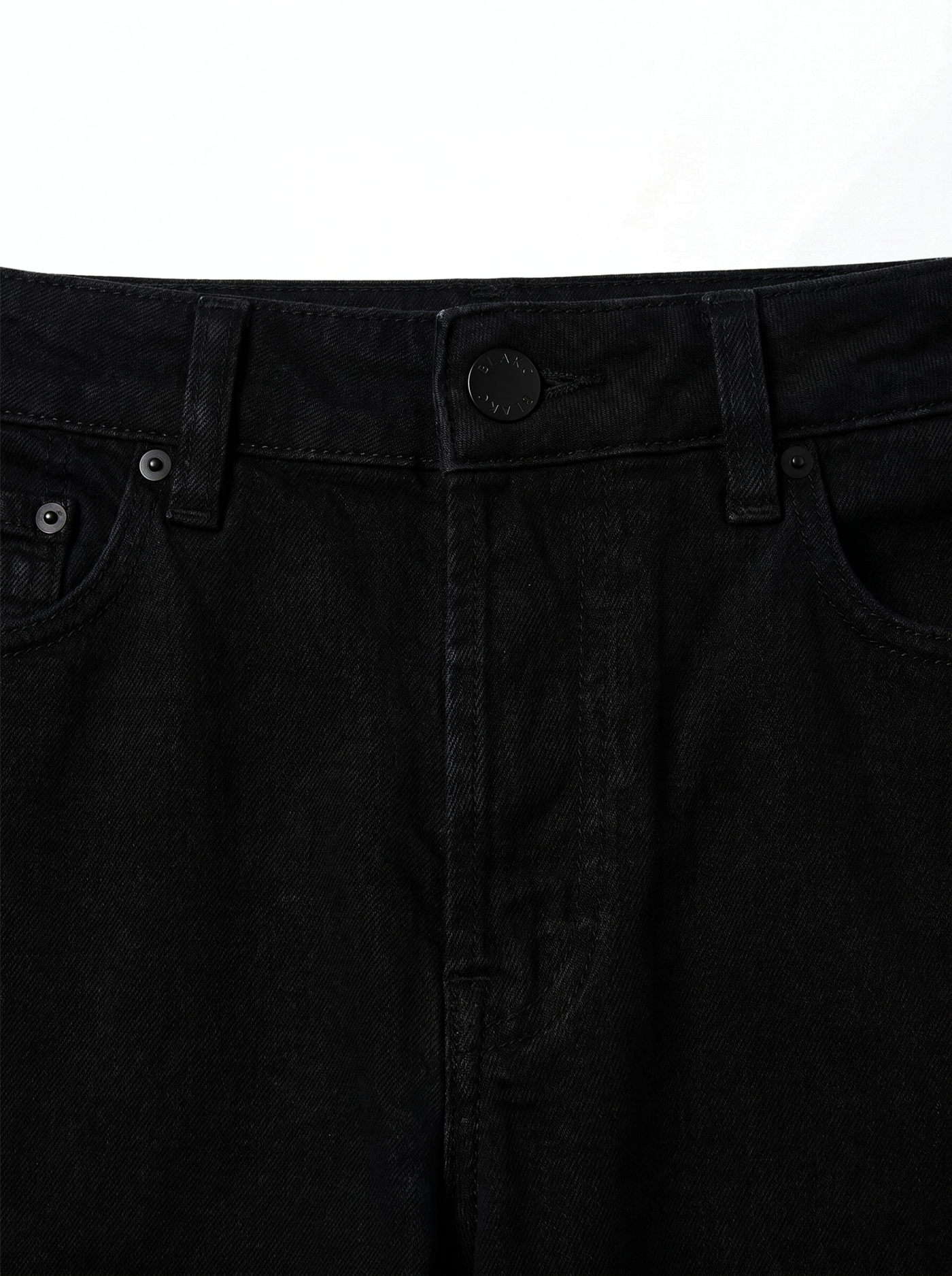 No Fade Black Jeans for Men