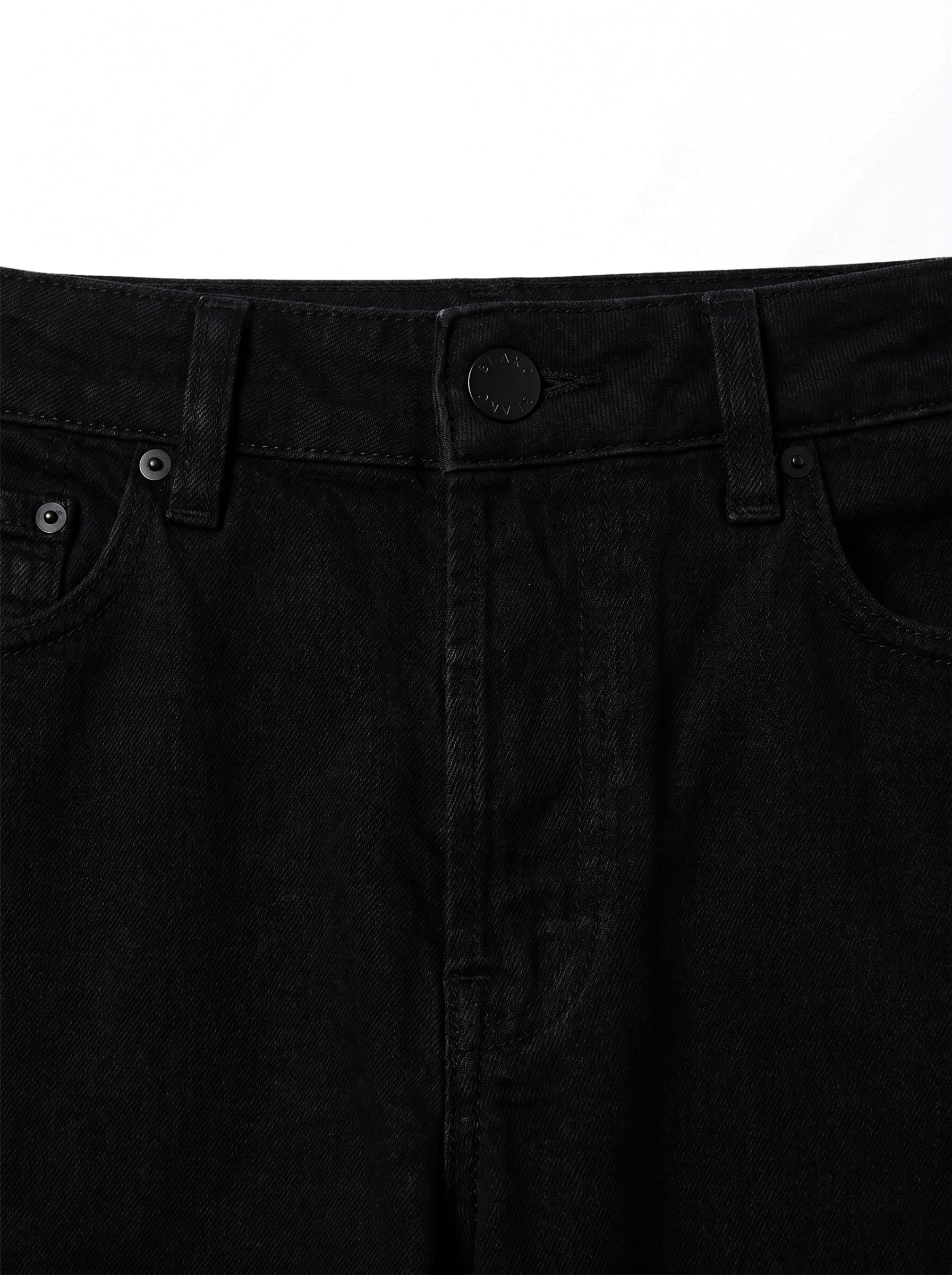 No Fade Black Jeans for Men