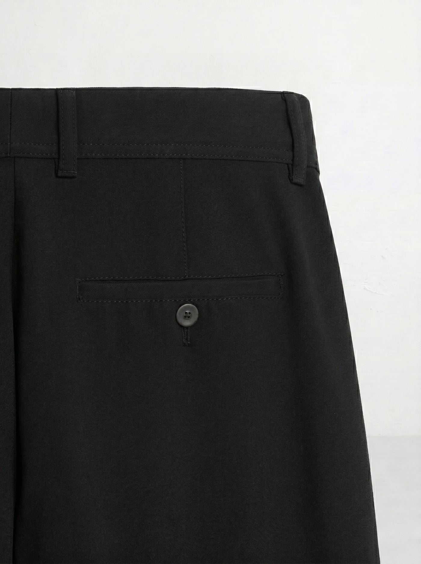 No Fade Black Chinos Cotton Pants