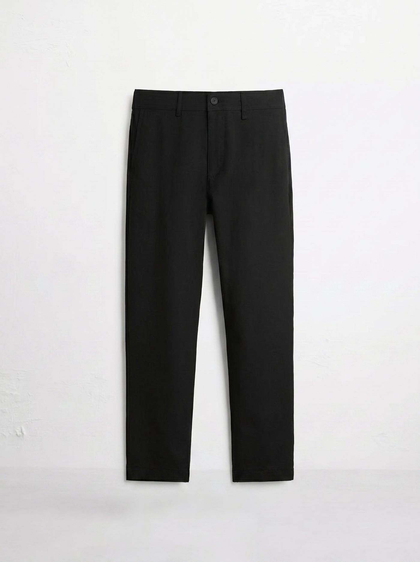 No Fade Black Chinos Cotton Pants