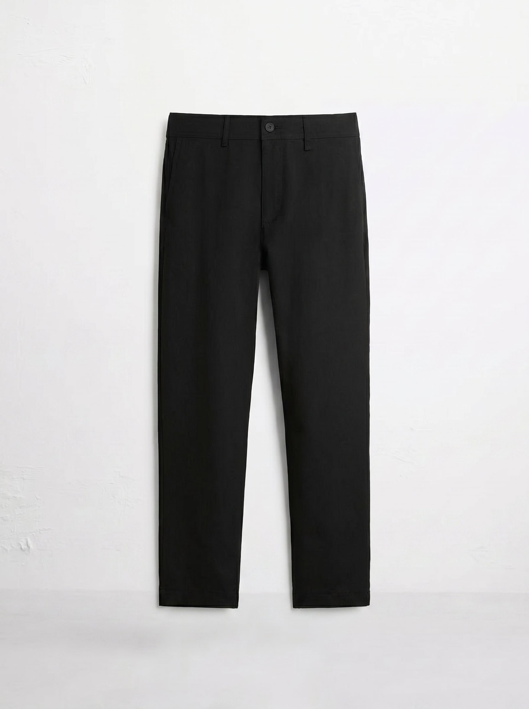No Fade Black Chinos Cotton Pants