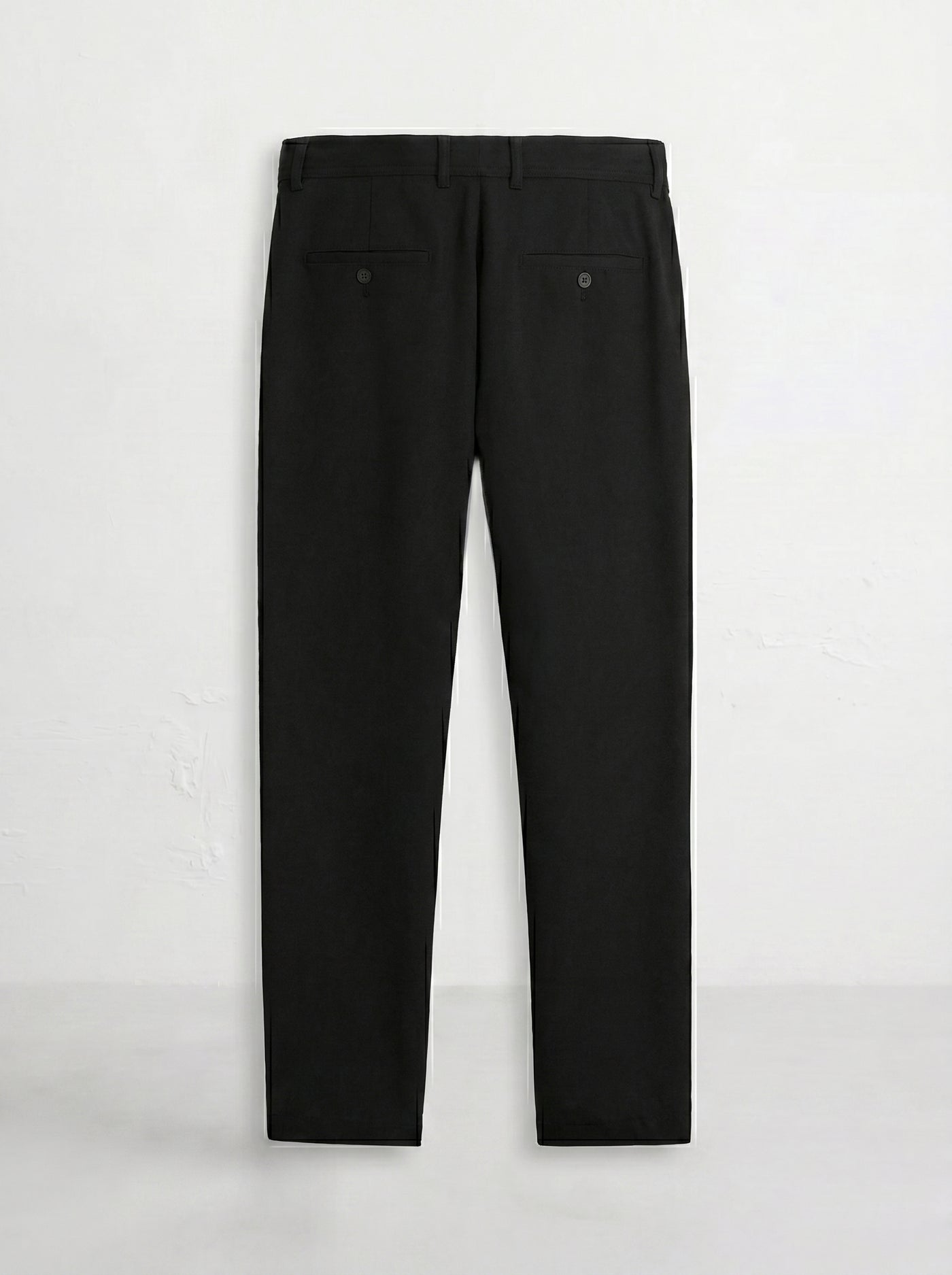 No Fade Black Chinos Cotton Pants