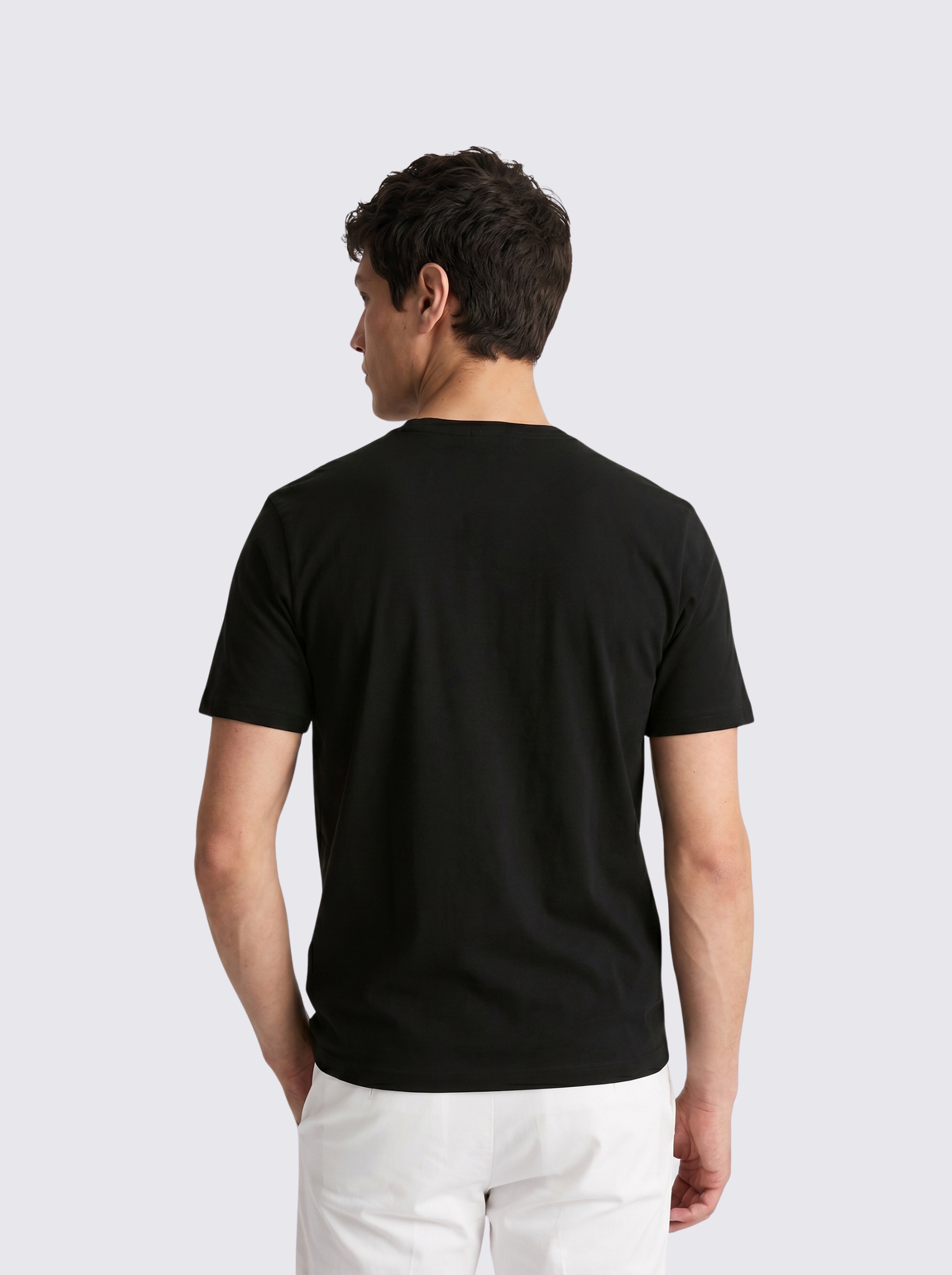 No Fade Black T-Shirt for Men