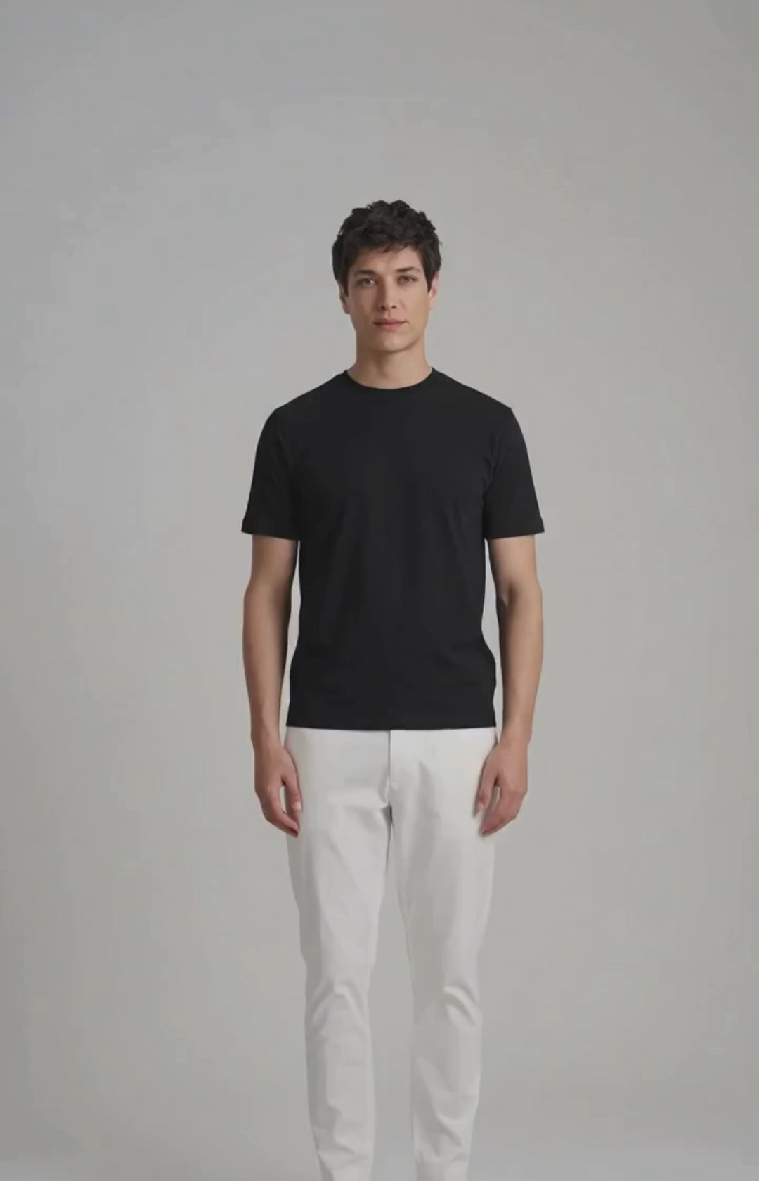 Video of No Fade black t-shirt for Men