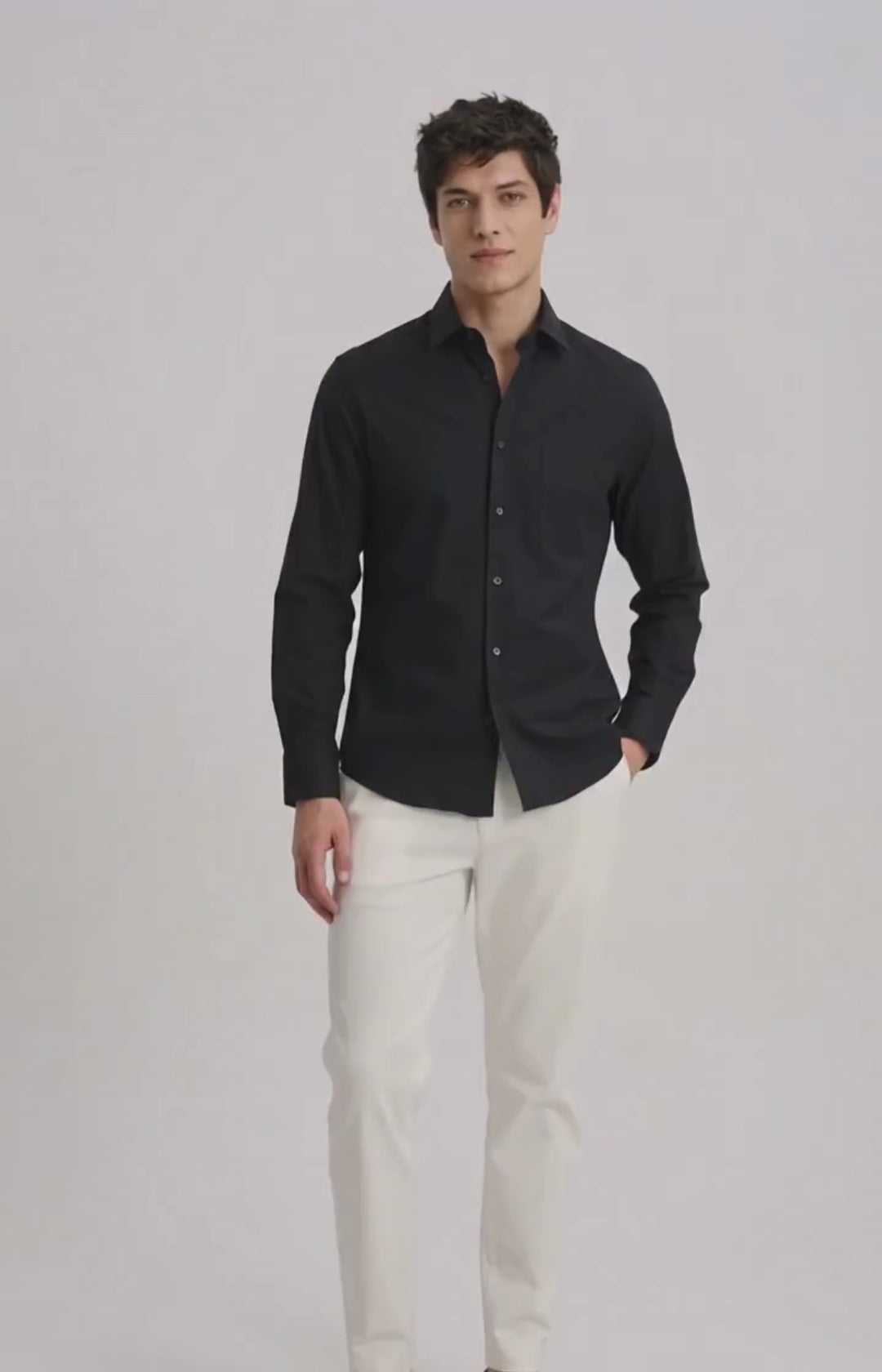 Video of No Fade black shirt for Men